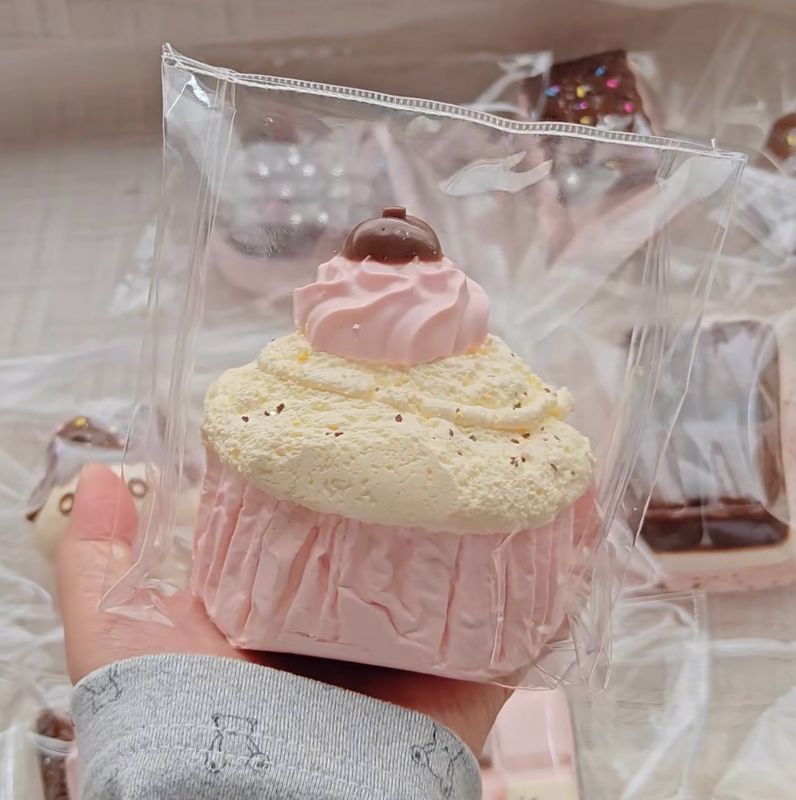 Cupcake Shape Stressrelief Toy Handmade Gift Tabasquishy