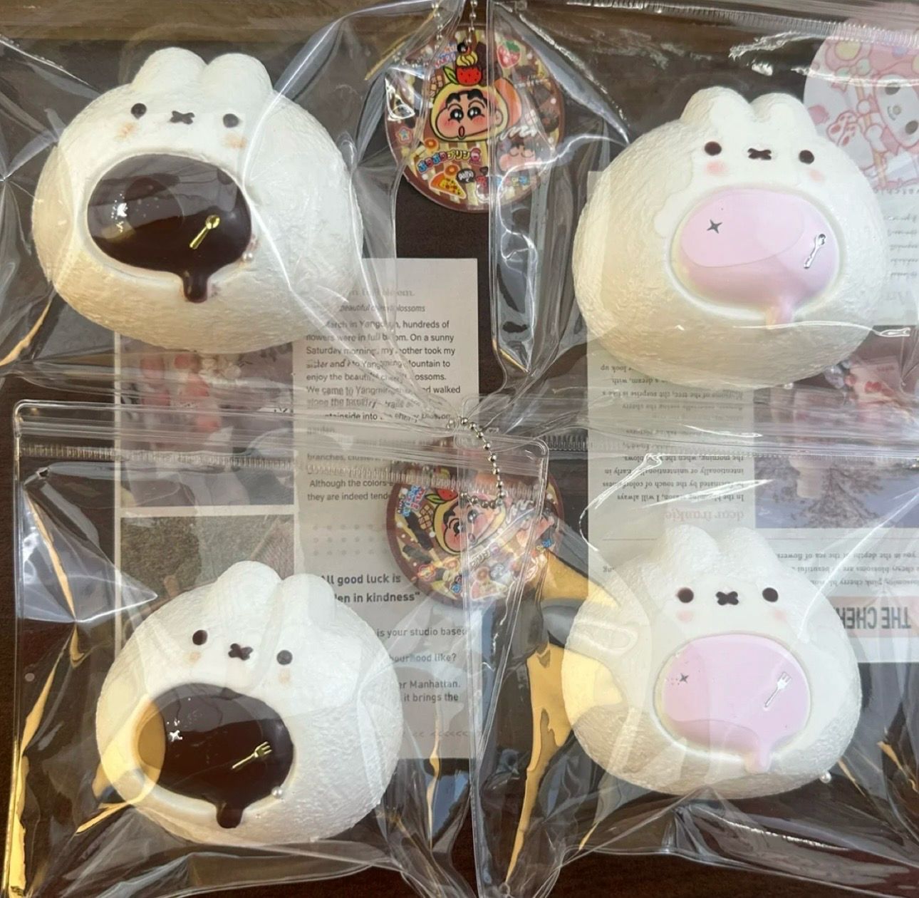 Water Burst Bunny Daifuku Taba Squishy Rabbit Bun