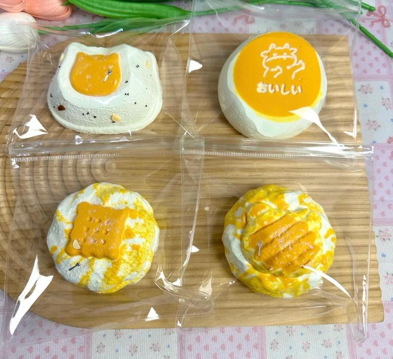 Water Burst Taba Squishy Toast Milk Bread