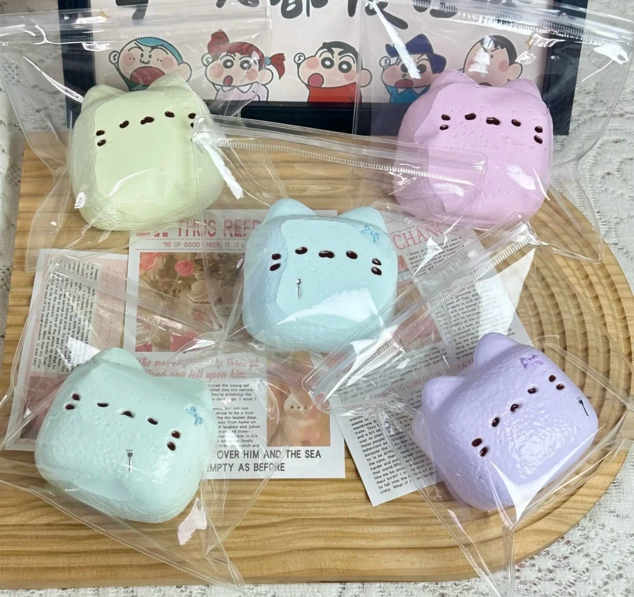 Water Burst Cat Kitten Taba Squishy Colorful