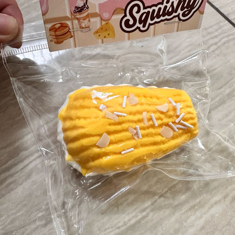 Madeleine cute Food shape Stressrelief Toy Handmade gift Taba Squishy