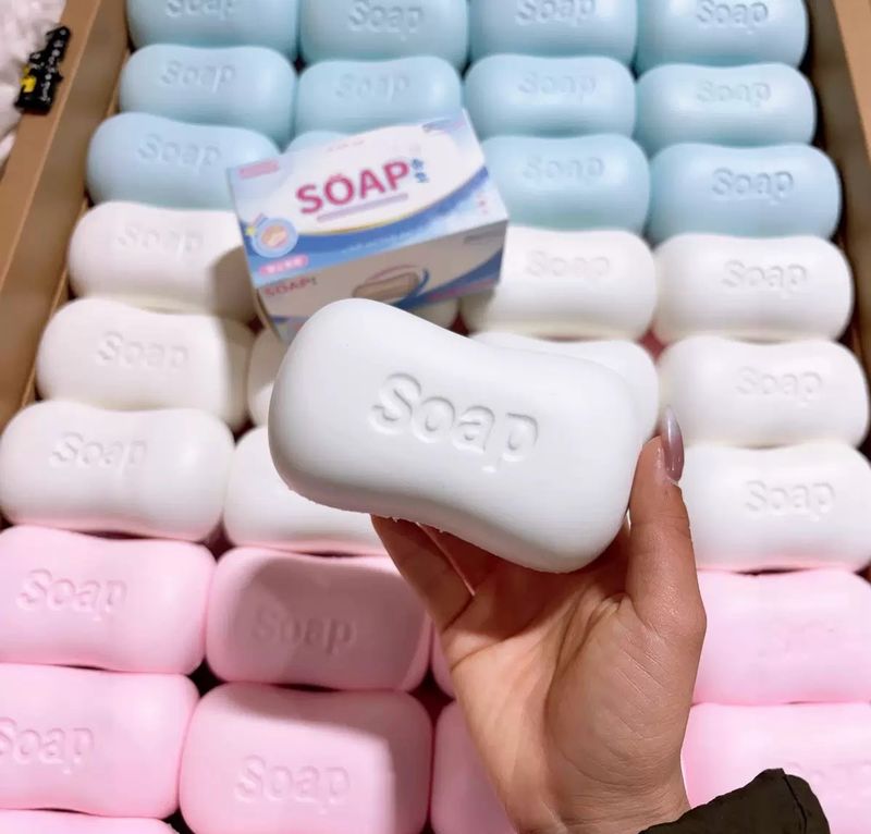 White Soap Foam Squishy Slow rising Stressrelief Fun Toy Safe Material