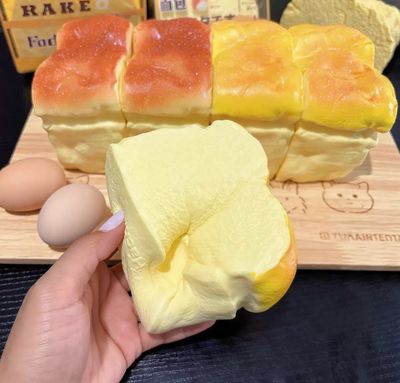 Hachimi Custard Bread Foam Slowrising Squishy Safe material Soft Stressrelief Toy