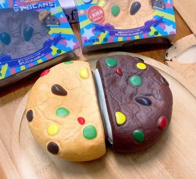 Hachimi Rainbow Cookie Foam Squishy Slow-Rising Cute SquishyToy Safe Material Fun Stressrelief