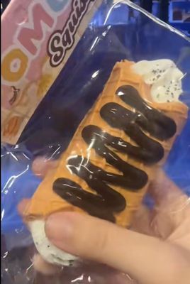 Cream-Filled Crunchy Pie Stressrelief Toy Handmade Taba Squishy Gift