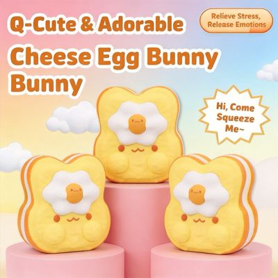 Rabbit Cheese Egg Slow Rising Foam Squishy Stressrelief Toy