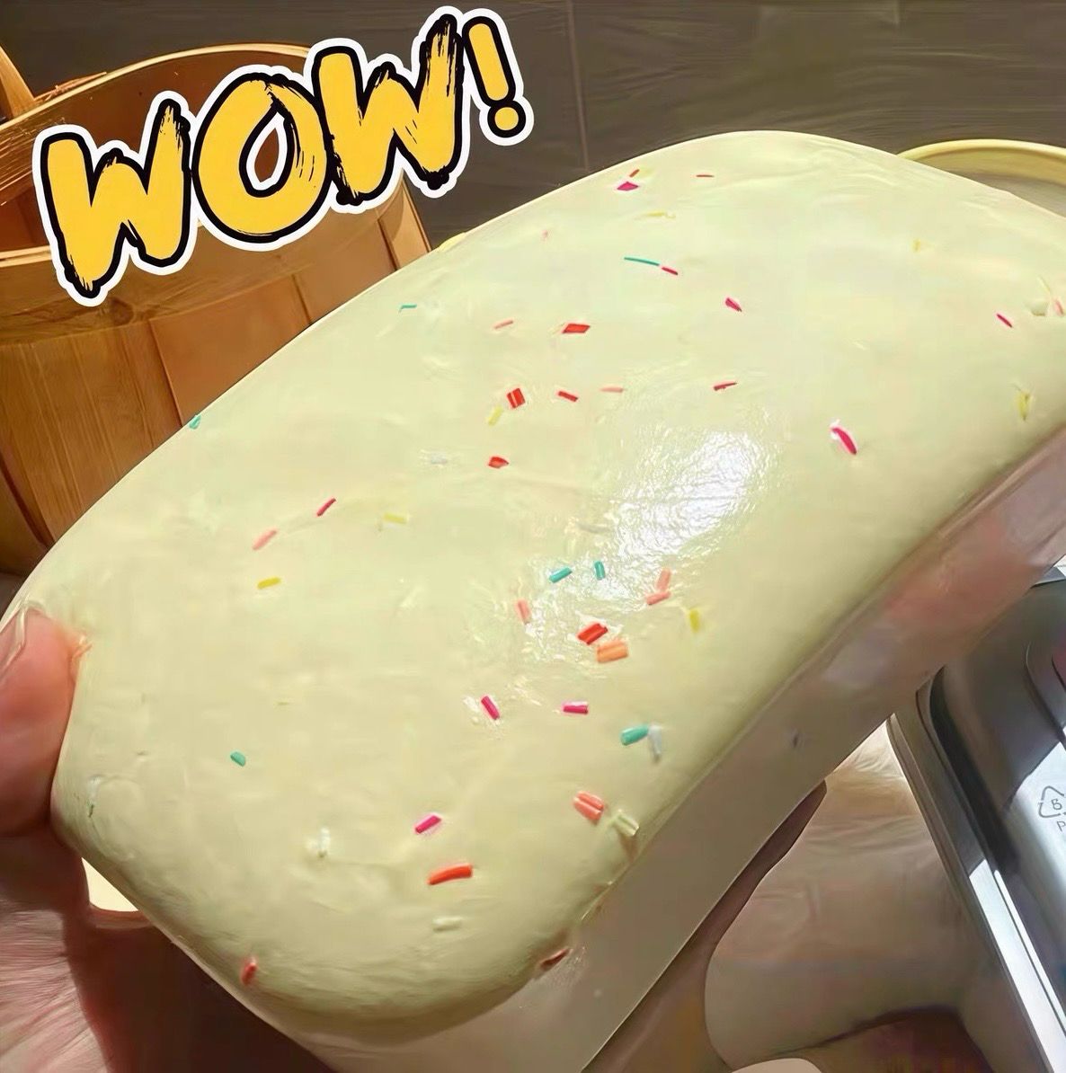 Box Cake Ice Cream Scented Slow Rising Big Foam Squishy Stressrelief Toy