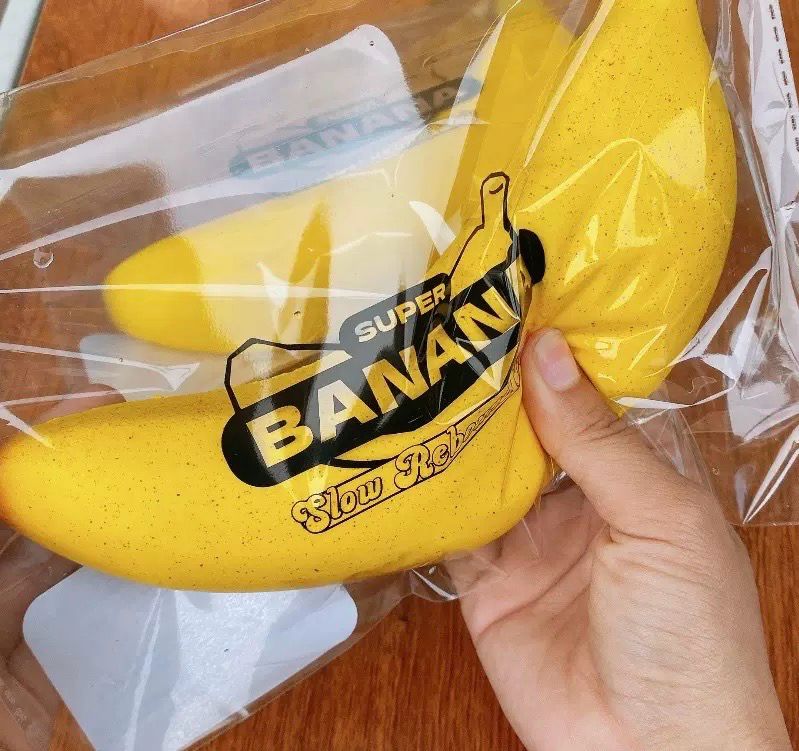 Banana Foam Moist Slow-Rising Squishy Stressrelief Toy