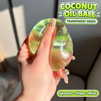 Coconut oil clear squishy ball Multiple Color