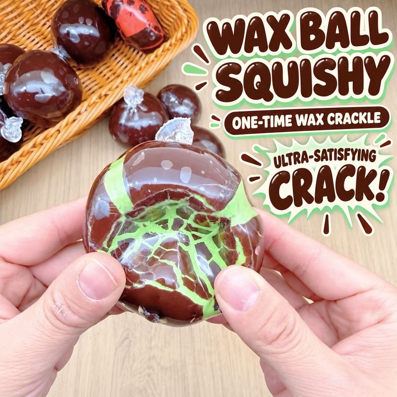 Crispy Wax Butter Wax Ball Squishy Toy Stressrelief Viral Toy