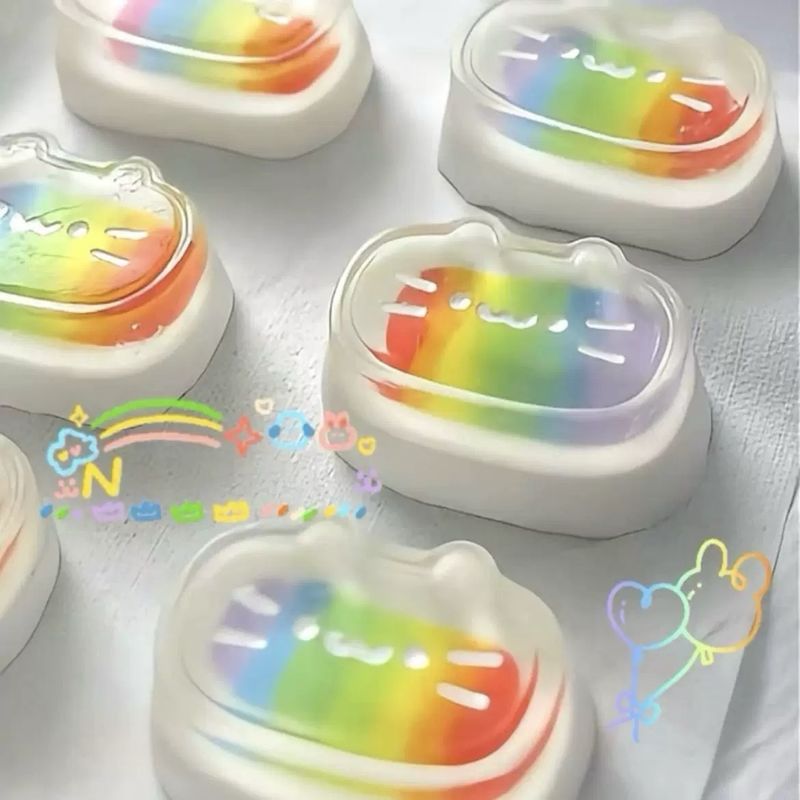 Cat Cheese Cake Cute TabaSquishy Stressrelief Toy Handmade