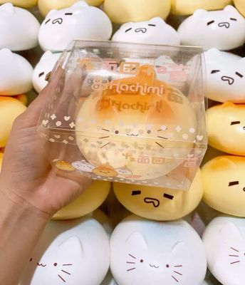 Hachimi Cat Bun Foam Squishy Slow-Rising Stressrelief Toy Gift Cute Safe Material