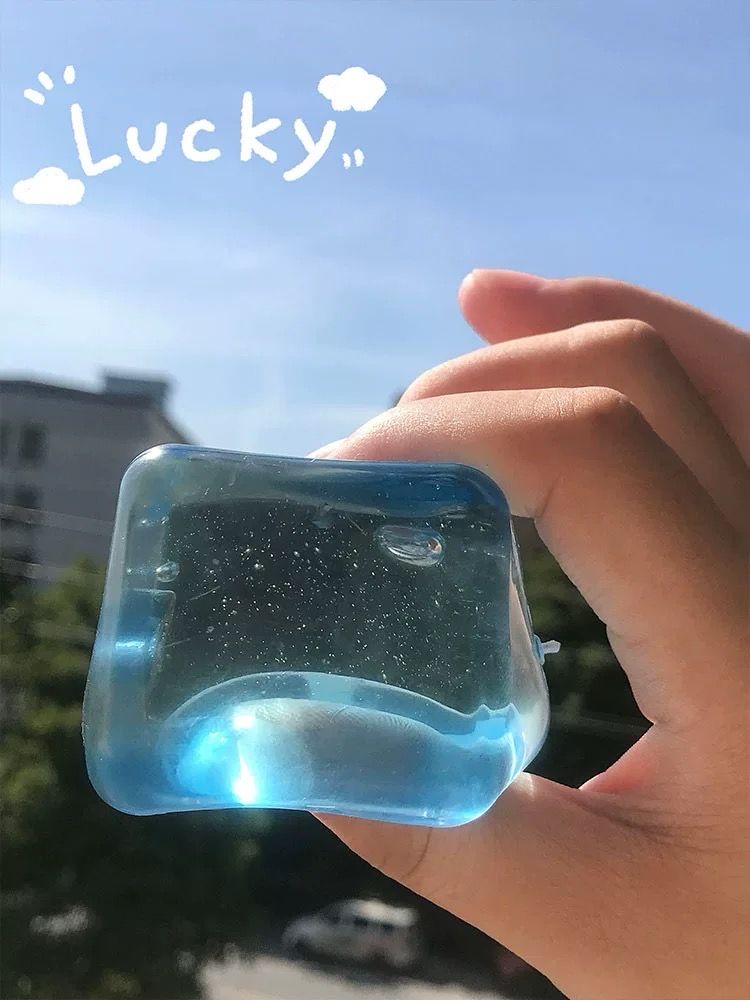 Ice Cube Stressrelief Squishy Toy Needoh-like Firm Forzen Butter Touch TikTok