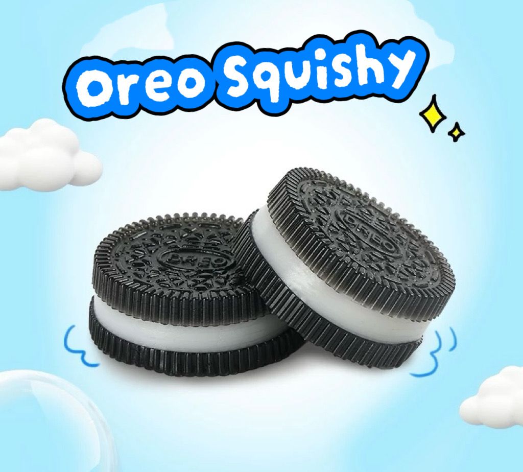 Oreo Cookie Squishy Stressrelief Toy Gift Food Shape