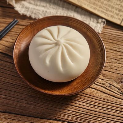 Dumpling Squishy Steamed Bun Shape Fun Squishy Stressrelif Toy Tiktok Viral White