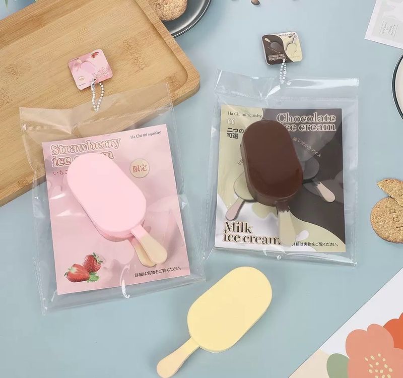 Hachimi Ice Cream Slow-Rising Foam Squishy Stressrelief Safe Soft Toy