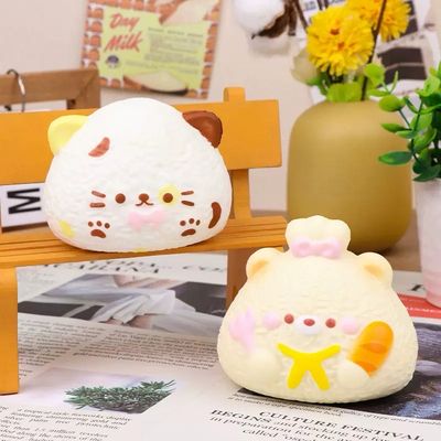 Cute Pet Rice Cake Foam Squishy Slow-Rising SquishyToy Stressrelief Gift