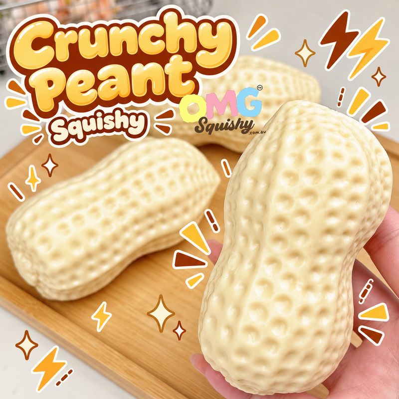 Crunchy Squishy Crunchy Soap Butter Peanut Bread Viral ASMR Stressrelief Toy