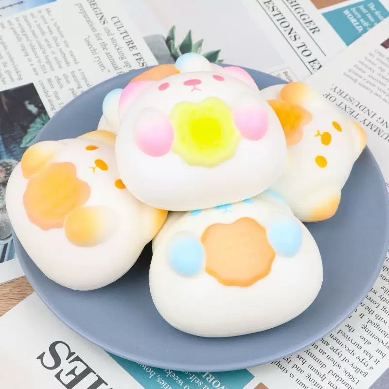 Kitten Cookie Foam Squishy Slow-Rising Stressrelief Sensory Toy
