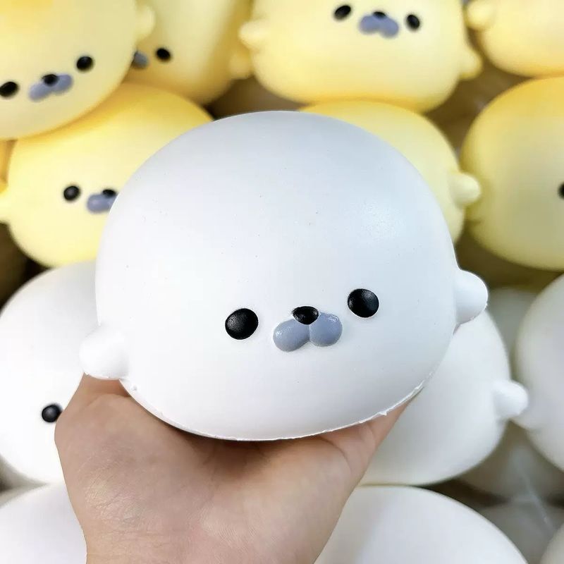Hachimi Seal Foam Squishy Stressrelief Slow-Rising Sensory Toy