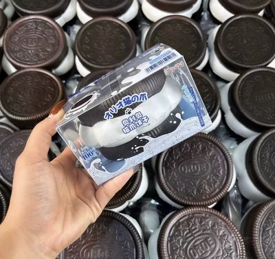 Hachimi Chocolate Cream Pie Foam Squishy Slowrising Stressrelief Toy Safe Material Oreo