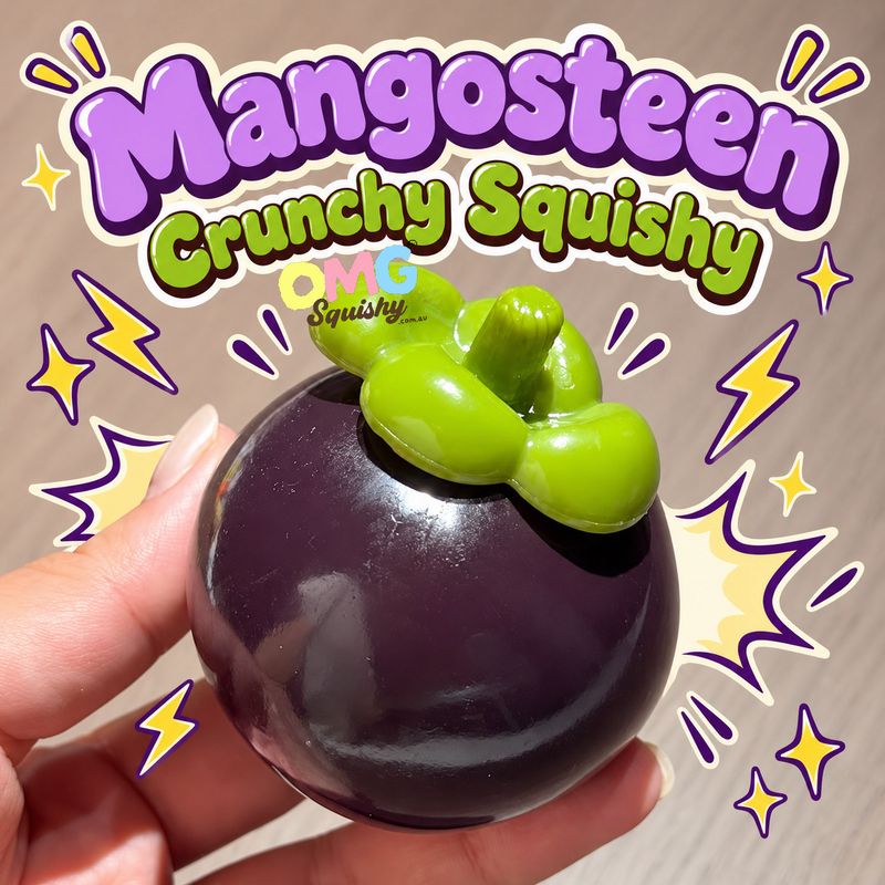 OMG Crunchy Squishy Mangosteen Potato Peanut Butter Stressrelief Cracking Sound ASMR