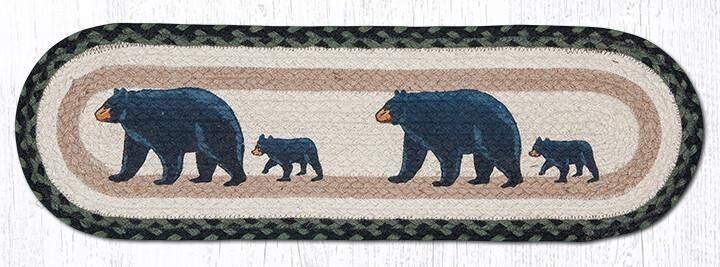Mama Bear, Cub Small Table Runner or Stair Tread