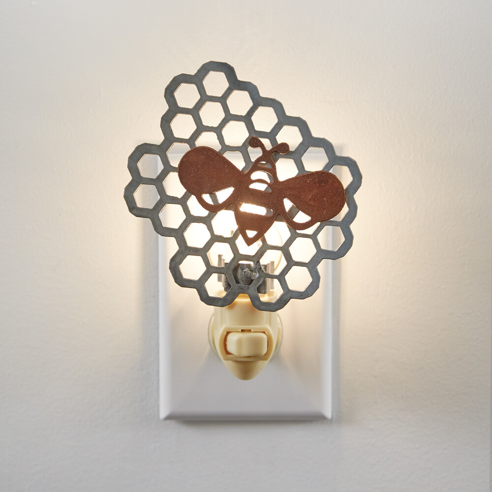 Bee and Honeycomb Night Light