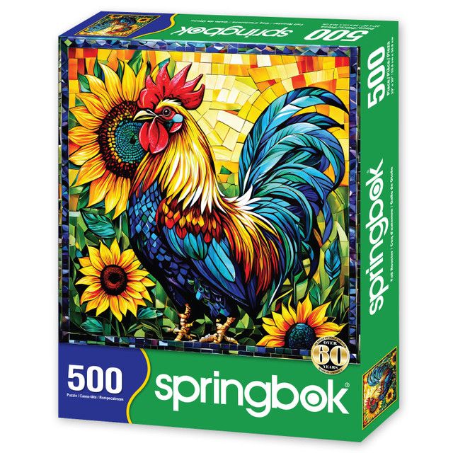 Fall Rooster 500 Piece Springbok Puzzle