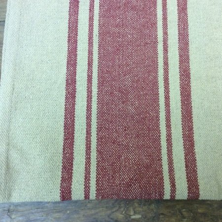 Pine Creek Center Stripe Red Short Runner -  14&quot;X32&quot;