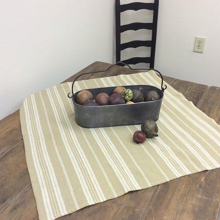 Pine Creek Colonial Style Lattitudes 34&quot; Table Square, Sandlot Tan and Cream