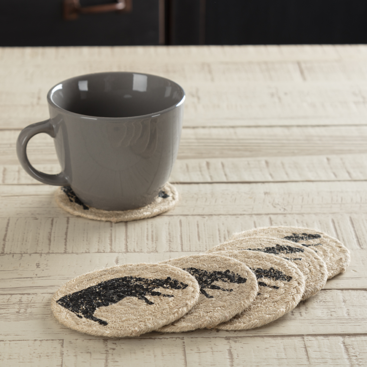 Sawyer Mill Cow Coaster Set, Set of 6 Coasters