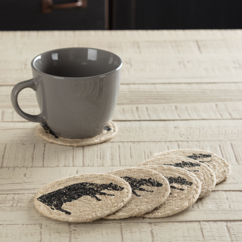Sawyer Mill Cow Coaster Set, Set of 6 Coasters