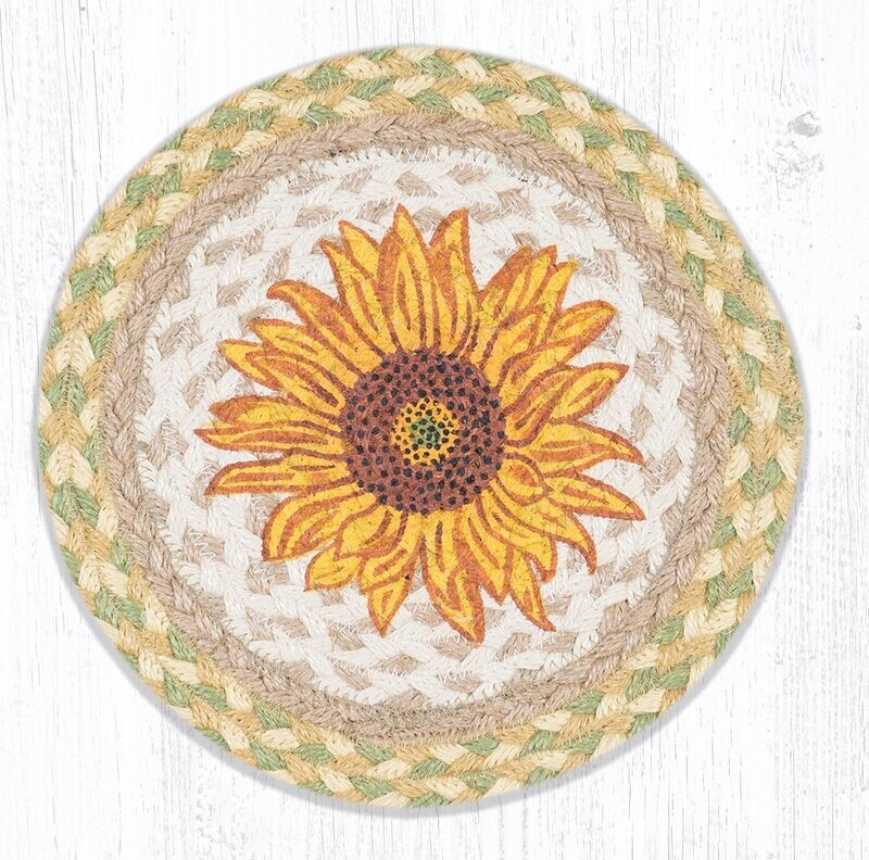 Sunflower 10" Round Trivet 