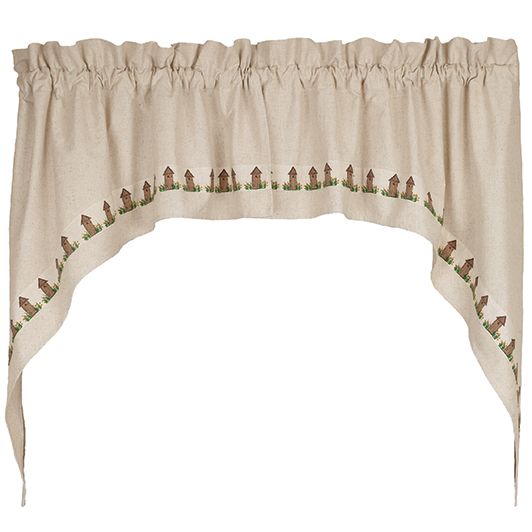 Ol' Outhouse Window Swag, 72" x 36"