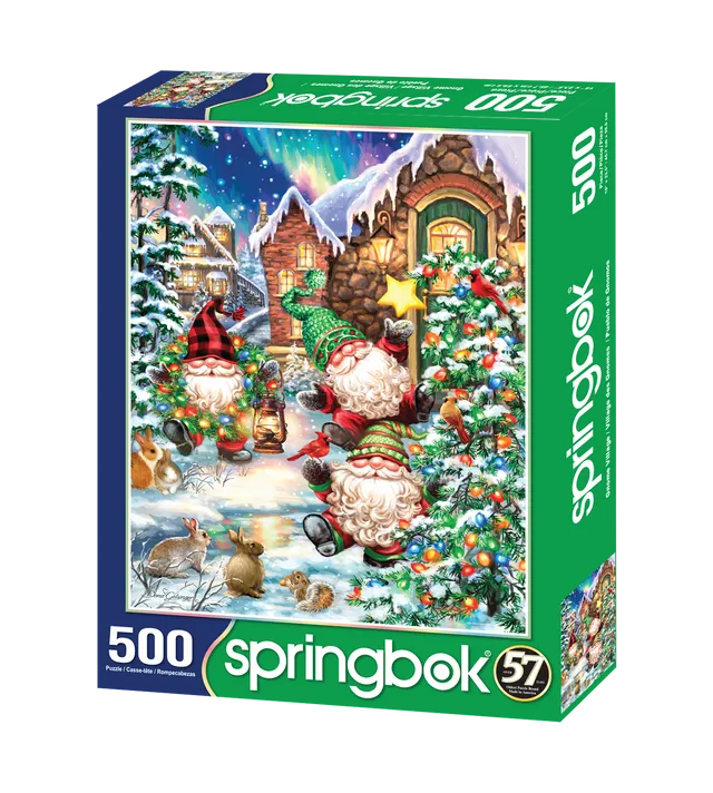 Gnome Village 500 Piece Springbok Puzzle