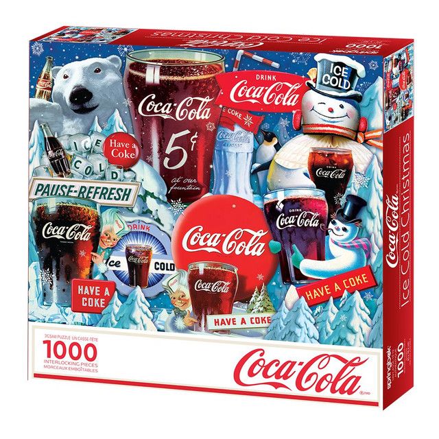 Coca-Cola Ice Cold Holidays 1000 Piece Springbok Puzzle