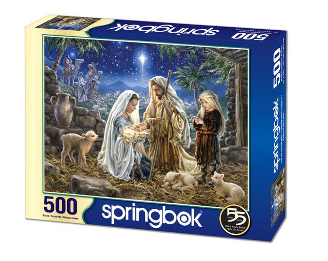 Together For Christmas 500 Piece Springbok Puzzle - Nativity Scene