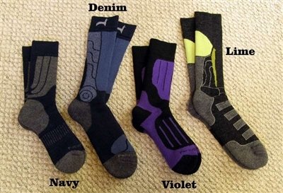 Fun Outdoor Socks - S/M, denim