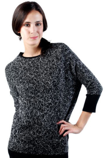 Lichen Sweater, Black - Medium