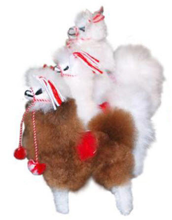 Alpaca Fur Toys - alpaca, extra small