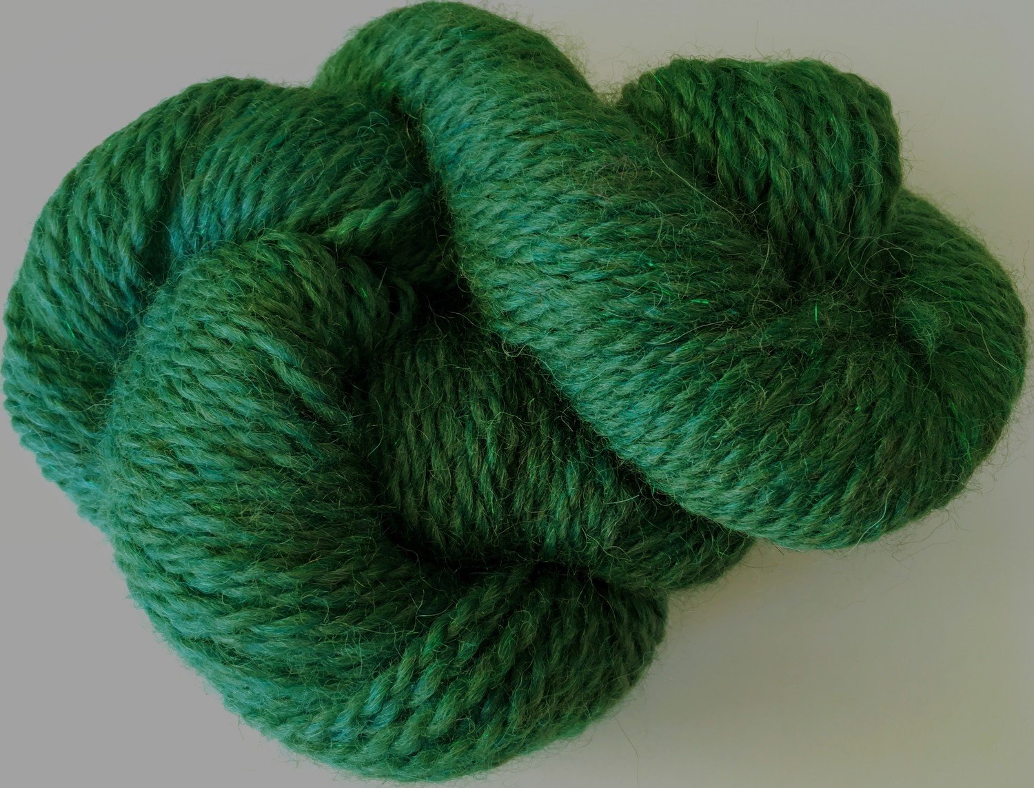 Breezy Hill Cottage-Milled, Hand-Dyed Yarn - Emerald Sea