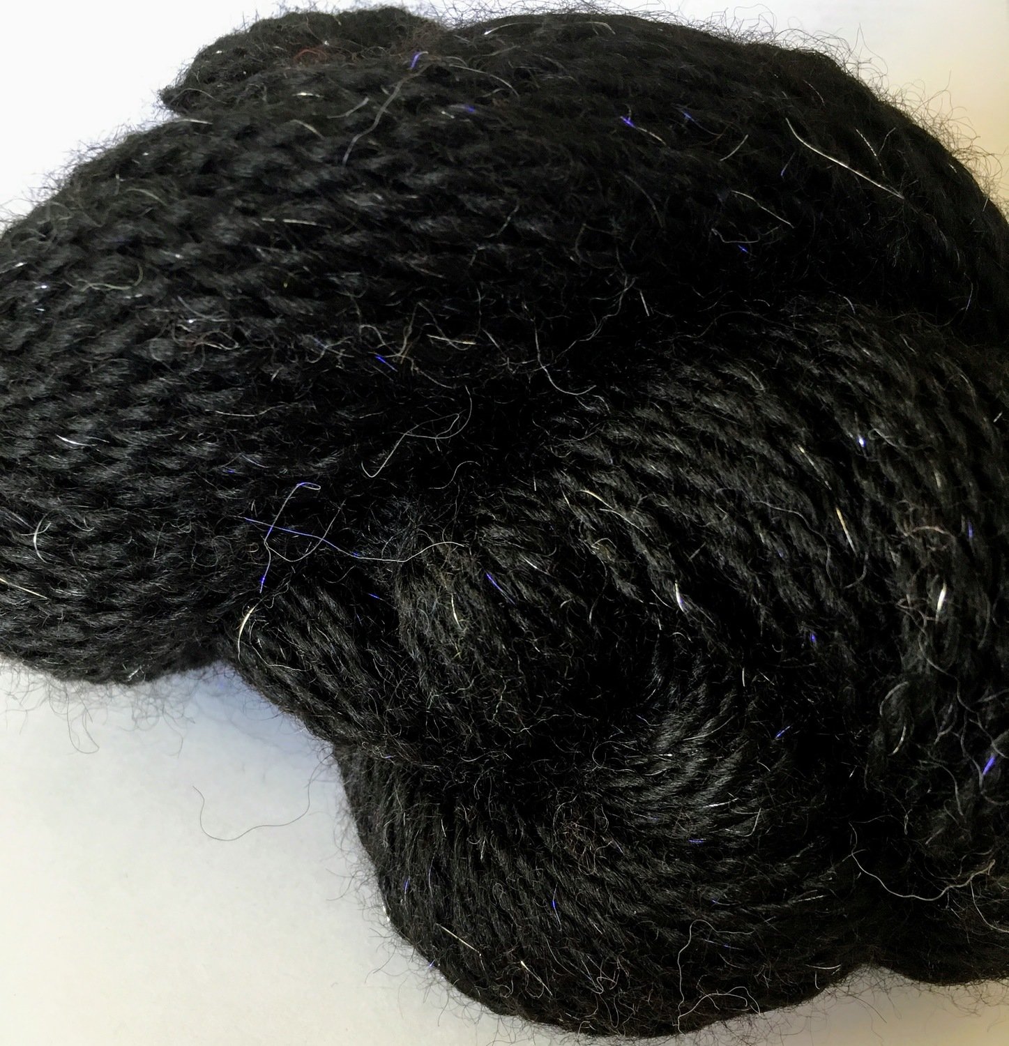 Breezy Hill Cottage-Milled Yarn, with filament - Black