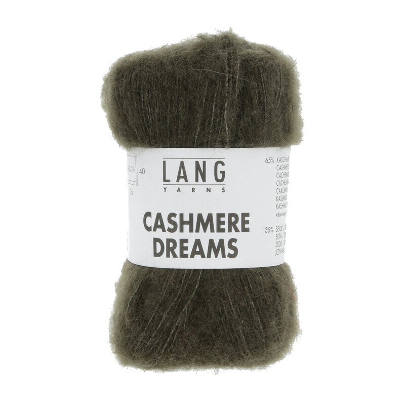 Lang Yarns Cashmere Dreams - 0098 Olive Lang Yarns Cashmere Dreams - 0098 Olive