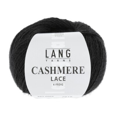 Lang Yarns Cashmere Lace - 0004 Schwarz