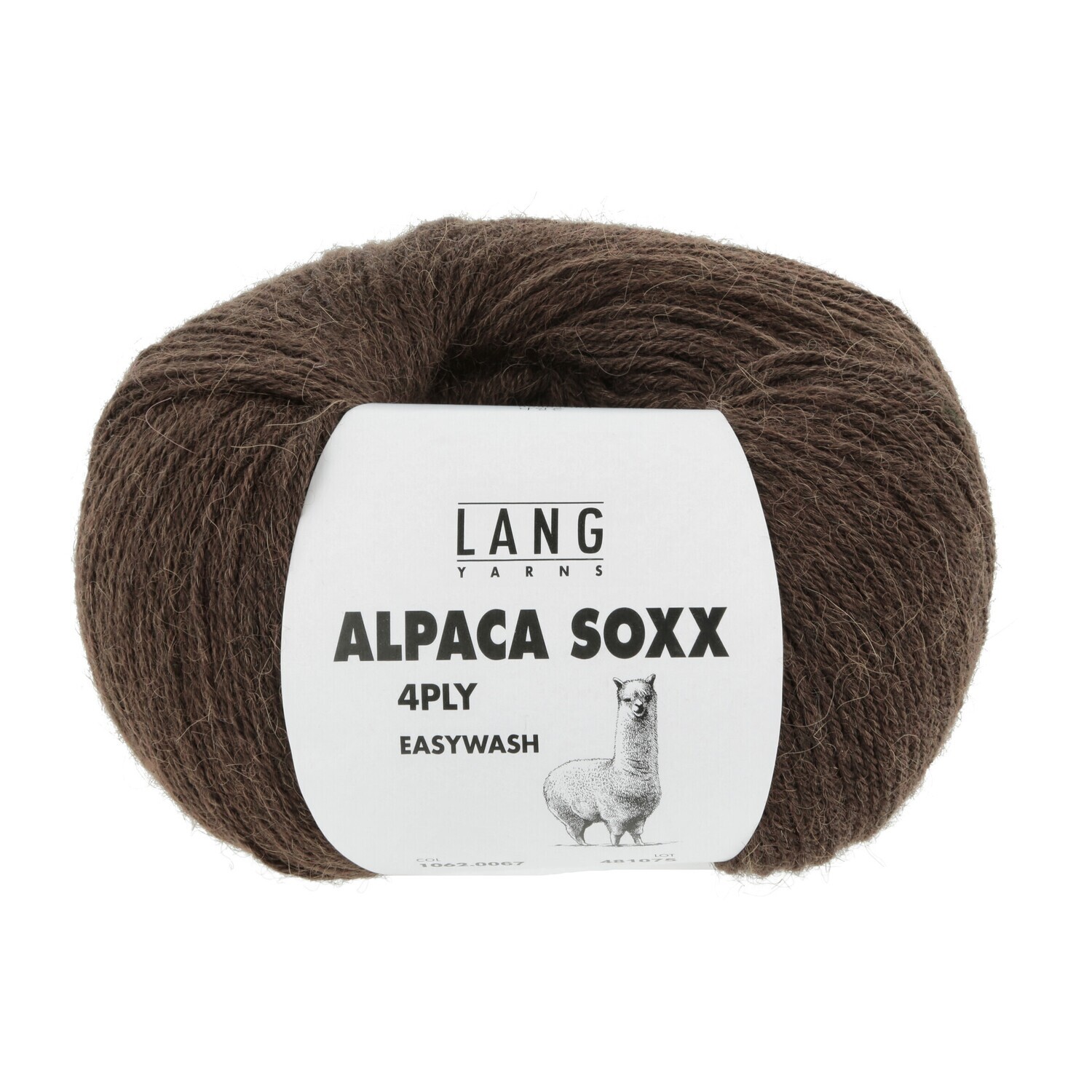 Lang Yarns Alpaca Soxx 4ply - 0067 Braun
