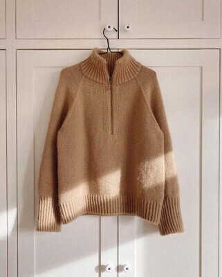 Wollpaket - PetiteKnit Zipper Sweater - Pascuali Alpaca Fino & Mohair Bliss