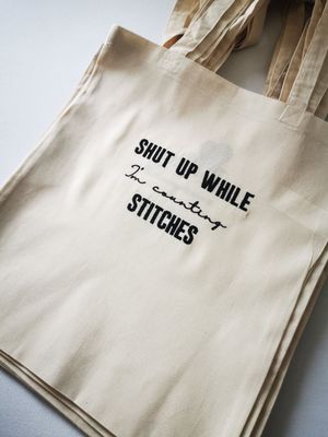 Projekttasche aus Baumwolle - Shut up...