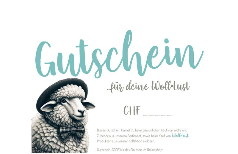 Woll-Lust Gutschein