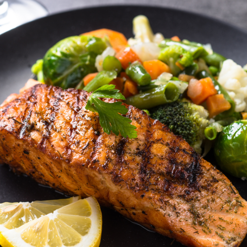 Hibachi Salmon